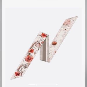 Christian Dior ABCDior C Coquelicot - Comète Mitzah Scarf Letter C